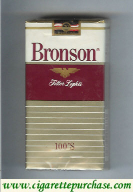 Bronson Lights 100s cigarettes